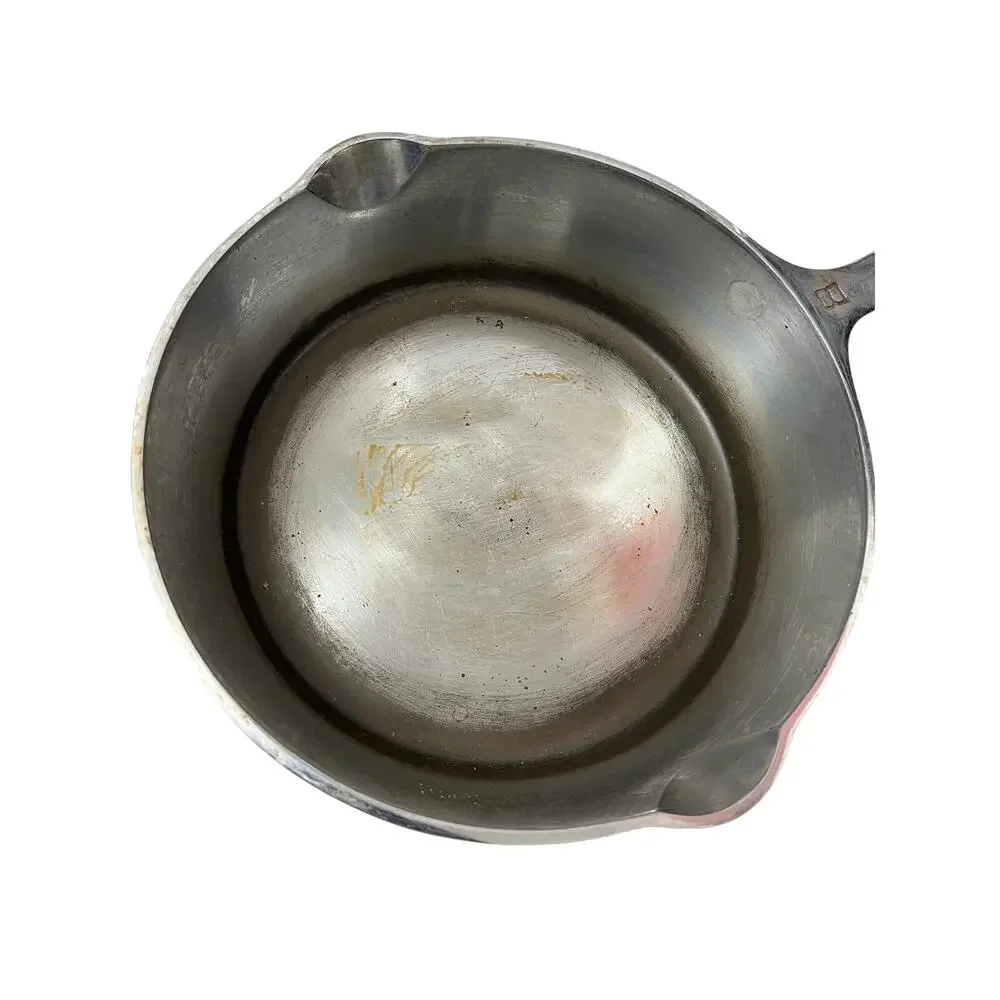 Vintage Griswold No 8 Chrome Cast Iron Chicken Fryer 777 Lid 1098B